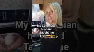 my Colombian husband taught me how to cook this dish 🌽 🥚🇨🇴|easy recipe #comida #food #cooking