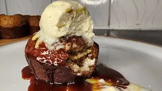 sticky date pudding | supper moist cake with caramel syrup | Bakers Bites