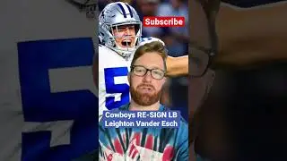 Dallas Cowboys RE-SIGN LB Leighton Vander Esch #Shorts #NFL #Cowboys #DallasCowboys #NFLShorts
