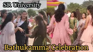 SR UNIVERSITY Bathukamma Celebration #bathukamma #festival #sruniversity