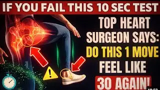 Over 75? FAIL THE 10-SECOND TEST? Only ONE Exercise Needed After 75 | Senior Health Tips