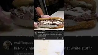 🧀 Philly native asked what the white cheese was 😅 It&rsquo;s Cooper Sharp, a Philly classic