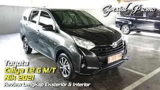 Review Toyota Calya 1.2 G M/T 2021 Warna Grey Metallic - Indonesia