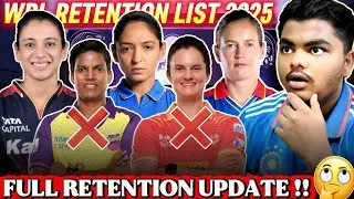 SHOCKER😱 !! DEEPTI SHARMA RELEASED 🤯 | CAPTAIN MEG LANNING OUT 💔 | WPL FULL RETENTION LIST 2025 👀