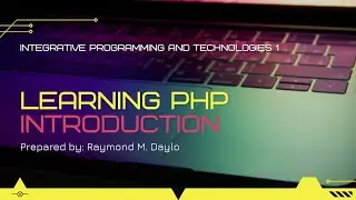 Introduction | Integrative Programming and Technologies 1 (PHP)
