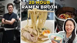 This Ramen Broth takes over 20 Hours to Make! Amazing Ramen Noodles in Sydney | Weekly Food Vlog