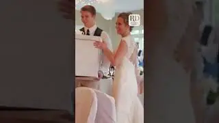 A furry surprise at the wedding party remains the highlight