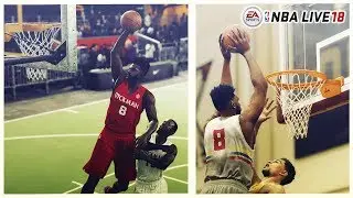 NBA LIVE 18 THE ONE GAMEPLAY - Posterizing Everyone In The Drew League