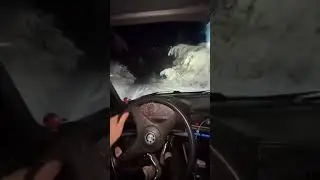 Дрифт по ночному лесу