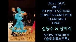 2023 GOC WDSF PD PROFESSIONAL SUPER GRAND PRIX STANDARD FINAL 김동수&장미리 - Slow Foxtrot