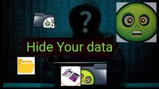 How to Hide Data inside a folder || How to secure data || CMD commands