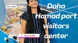 Hamad port visitors center//part 1||Qatar|| under water aquarium ||Doha must visit place#telugu