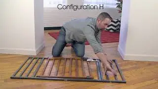 How to install the Summer Infant Decorative Wood & Metal 5 Foot Pressure Mounted Gate