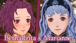 Bernadetta x Marianne Support Conversation Rank B + A ★ Fire Emblem Warriors: Three Hopes