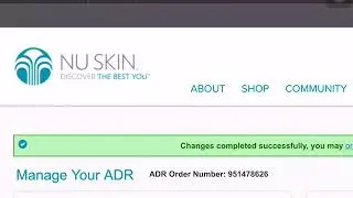 Change customer address