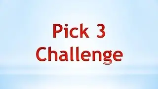 Colorado Lottery: Pick 3 Challenge!