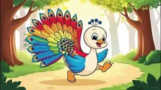 Dan&ccedil;a do Pav&atilde;o Brilhante | M&uacute;sica Infantil Divertida | Can&ccedil;&atilde;o Educativa em Portugu&ecirc;s