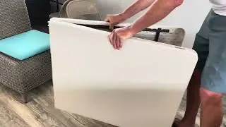 REAL REVIEW Lifetime 6 ft White Folding Table {Super Easy}