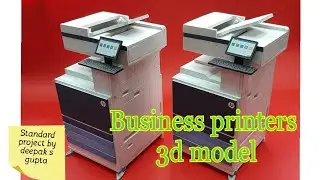 business printers 3d model #exhibitionmodel #tradefairdelhi #printermodel #innovativeproject