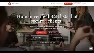 How To Order a Custom B2B List on the Emarketnow Free Plan