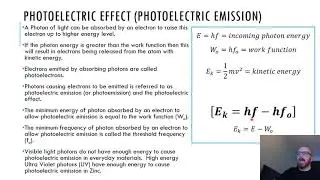 Higher Physics - Photoelectric effect