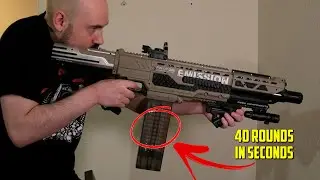 V6 Nerf Gun Review (INSANE Rate Of Fire)