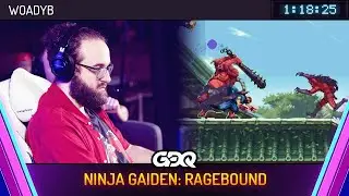 Ninja Gaiden: Ragebound by Woadyb in 1:18:25 - Awesome Games Done Quick 2026