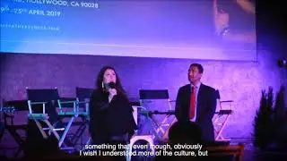 Katia Moraes Shares Her Views at 'His Father's Voice' World Premiere Event in Hollywood, California
