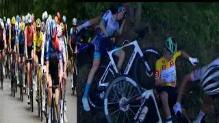 AG2R La Mondiale Star Paul Lapeira Rafal Majka Crash today IN stage 3 of tour of Poland 😭