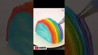 Amazing Colourful Rainbow Pinata Cake | #shorts #cake #pinata #pi&ntilde;atacake #cakedecoration