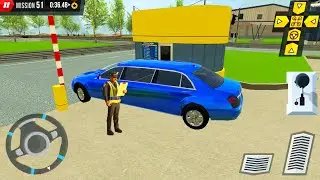 Mercedes Limo Drive Near Airport - Parking Simulation 3D - Android Gameplay