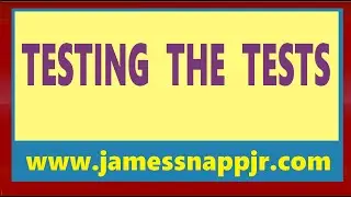 New Testament Textual Criticism 14:  Testing the Tests