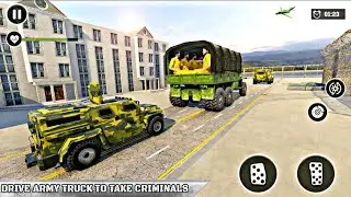 US army prisoner transport game | offroad us army helicopter prisoner transport game