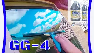 Glass Gleam 4 in Action (window cleaning solution)