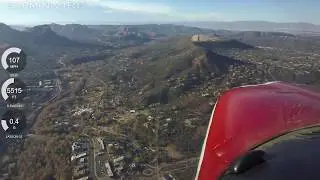 Sedona, Arizona Landing on Runway 21