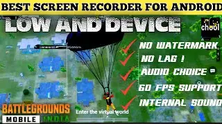 😱Best Screen Recorder For Pubg mobile Without watermark | Best Screen Recorder With Internal Audio