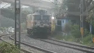 WAP7 Back-to-Back Action on Bangalore Mysore Line | 1080P