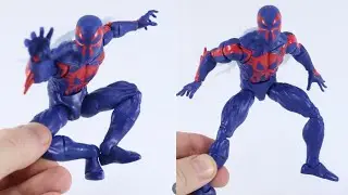Новые ретрофигурки Marvel Legends Spider-Man 2099 в руке от ItsDanWho