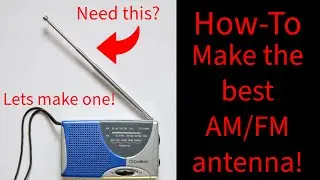 How To Make the BEST AM/FM Antenna (EASY) DIY PROJECT #howto #easy #diy