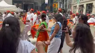 India parade in NYC | ఆగస్టు 15వ స్వాతంత్ర్య దినోత్సవం సందర్భంగా న్యూయార్క్  భారతదేశ పరేడ్ | भारत
