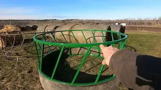 Последний кормораздатчик круглых тюков, который вы когда-либо купите