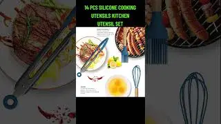 14 Pcs Silicone Cooking Utensils Kitchen Utensil Set