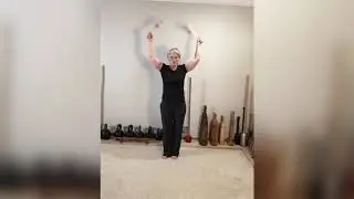 Indian Club Heart Shapes with Indian Cross & Wrist Circle transitions. Intro to parallels. (Basics)