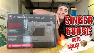 Singer 6805C - Heavy Duty dikiş makinası kutu a&ccedil;ılış ve tanıtım videosu (Jelly House)