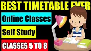 Best Study Timetable For Students | How Toppers Make Their Timetable ?