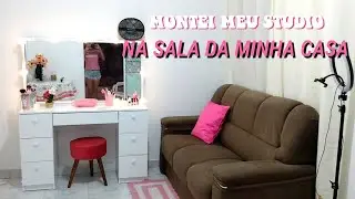 MONTEI MEU STUDIO DE DESIGN DE SOBRANCELHAS NA SALA DA MINHA CASA