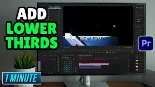 Premiere Pro: How to Add Lower Thirds
