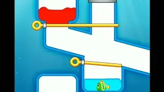 Fish love game pull the pin level 1-18🐡 Rescue fish game- mobile game🍄#Viral#viralvideo#trending🚀