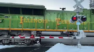 EDMO @ Shelburne Falls With NS 1072 Illinois Terminal Railroad Heritage Unit!