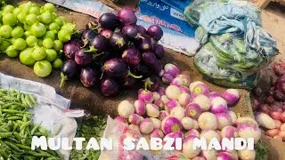Multan sabzi mandi🧅🥬🥦🫛- 2026 ￼first vlog(1)￼